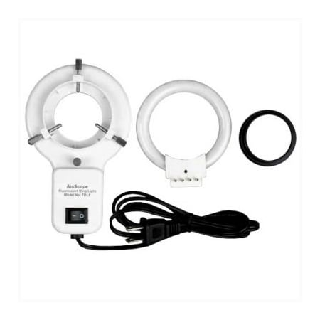 United Scope Llc. AmScope FRL8-A 8W Stereo Microscope Fluorescent Ring Light and Adapter FRL8-A